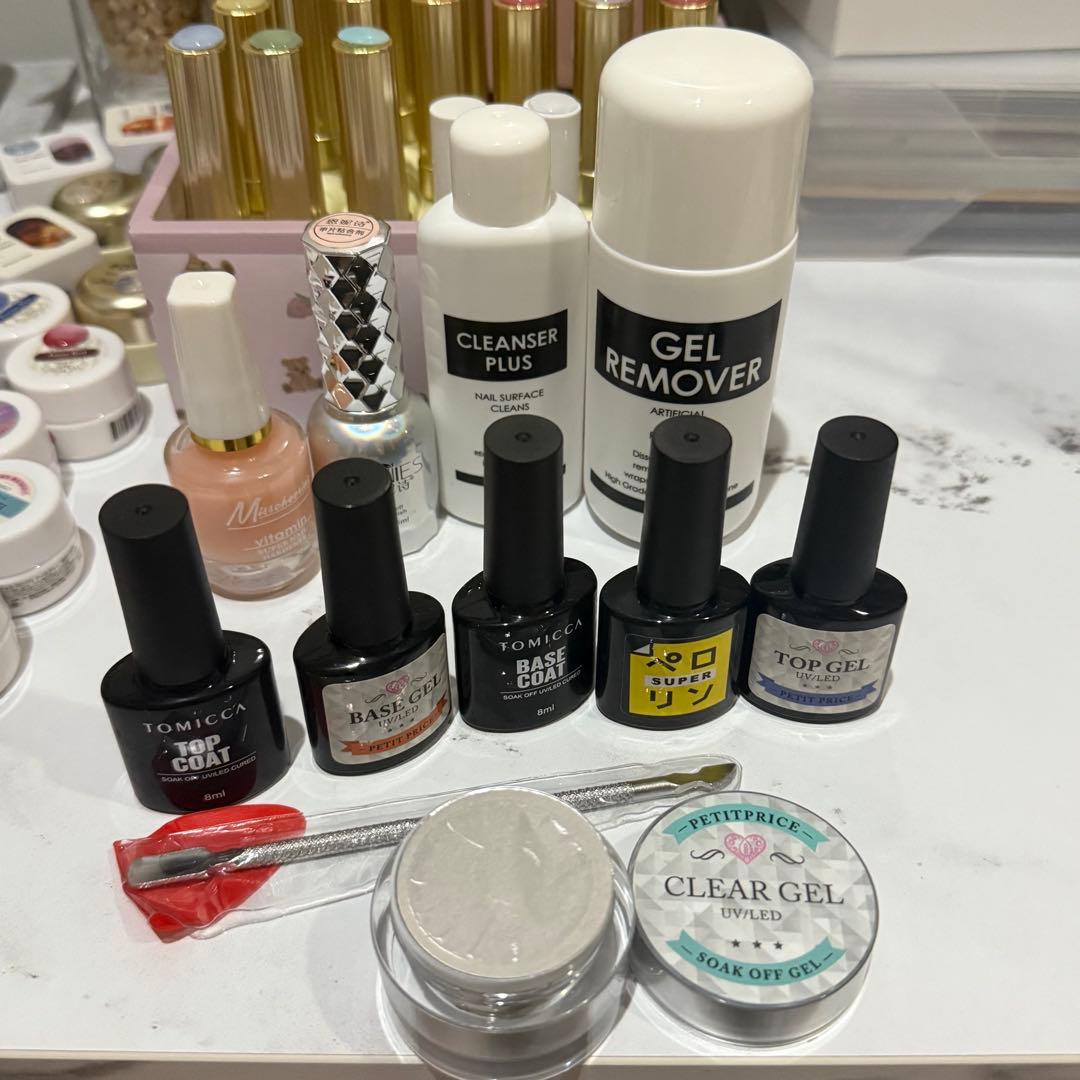 合計150点以上】マグネットジェル ライト パーツ チップなどまとめ売り