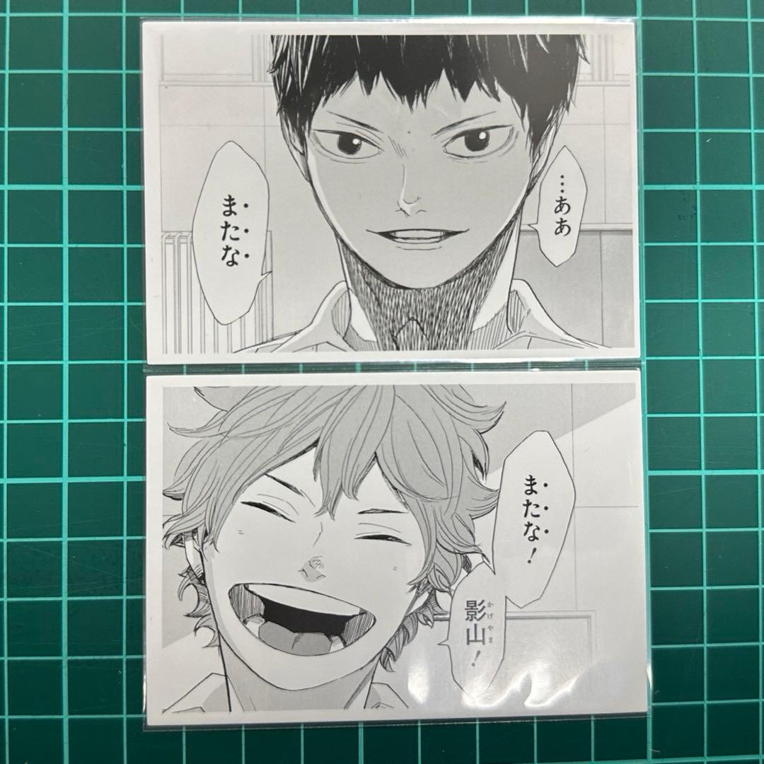 ハイキュー‼︎10thクロニクル 思い出スナップフォトカード 日向&影山