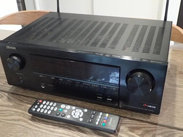 DENON AVアンプ AVR-X1500H 新品リモコン　HEOS対応　美品 AVR-X1500H AVアンプ ブラック [ハイレゾ対応 /Bluetooth対応 /Wi-Fi