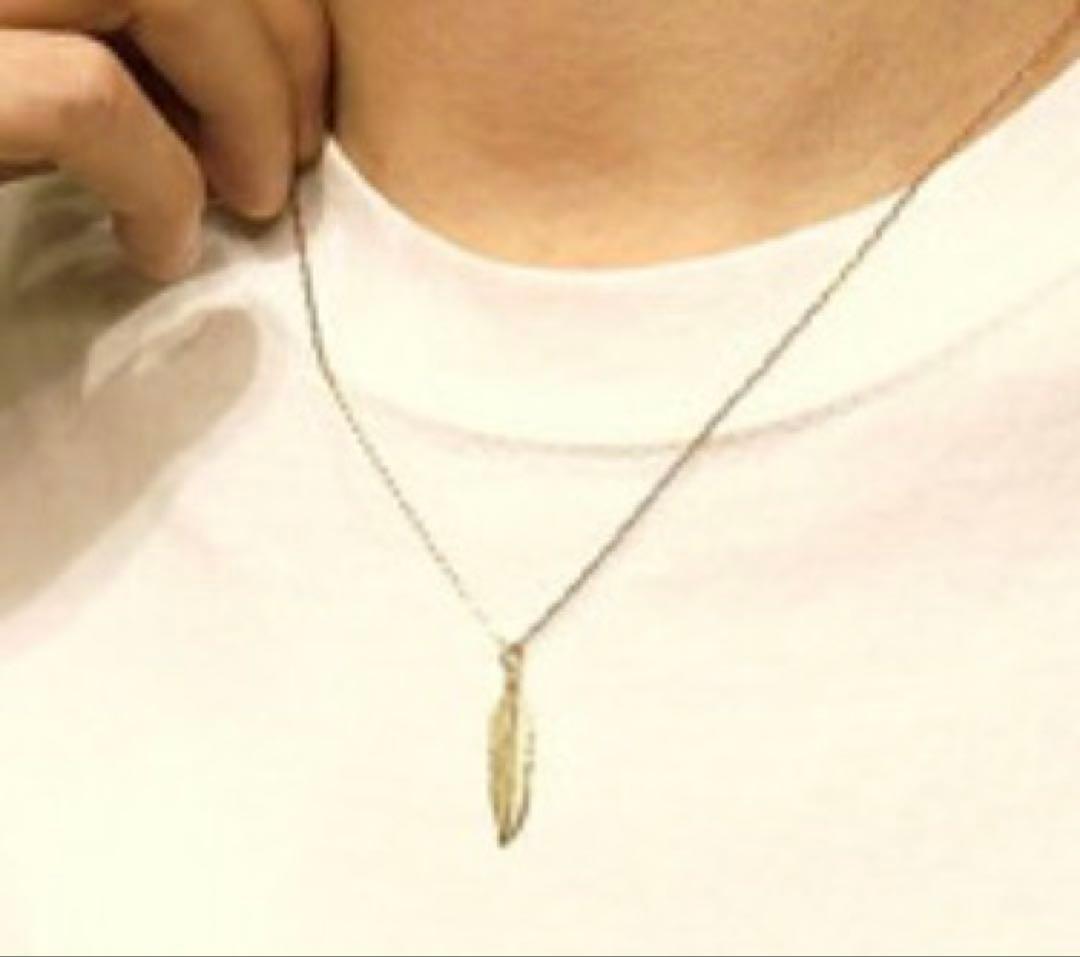 フェザー 18金無垢 ペンダントトップ ハンドメイド K18の通販はau PAY