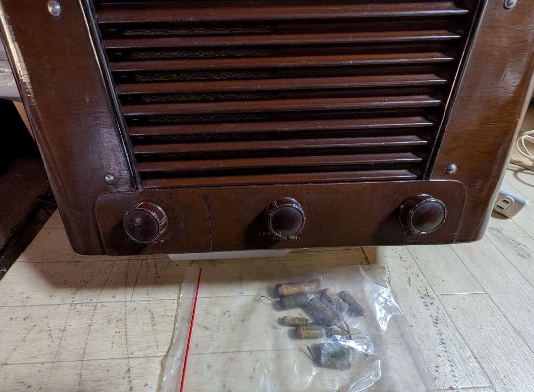 5S-16Aレトロ和風真空管ラジオbluetooth付 ナショナル