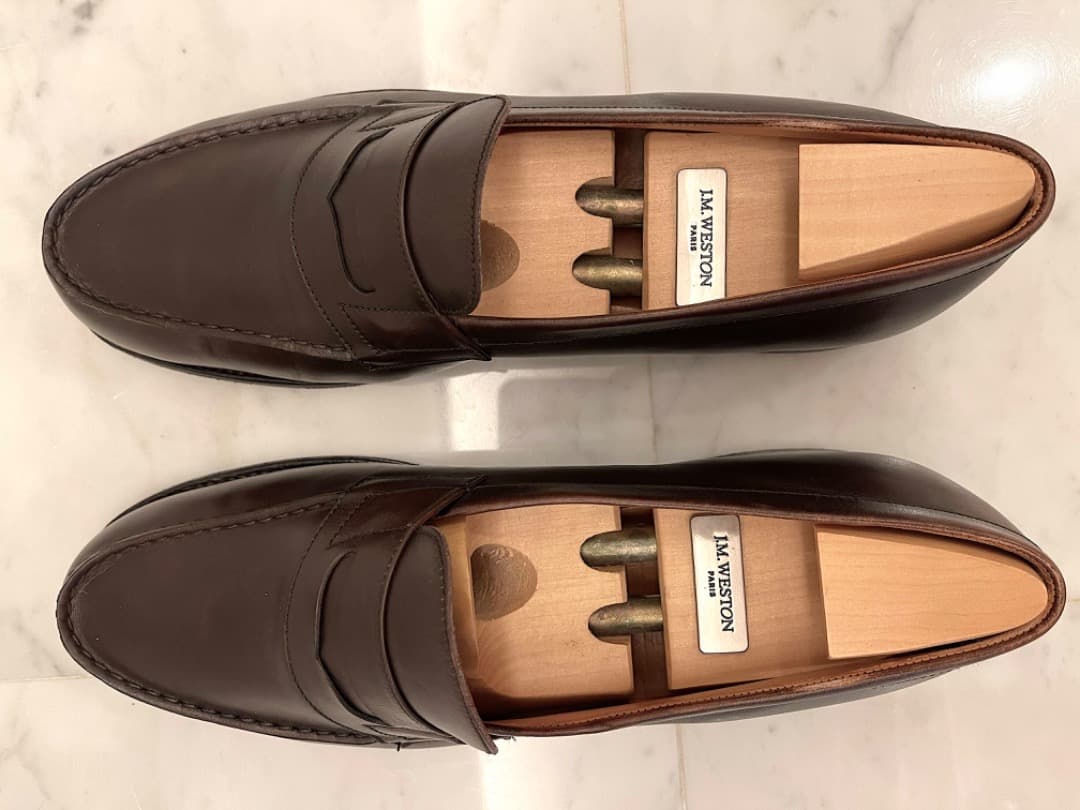 J.M.weston #180ローファー　8.5B タンブラウン　修理歴なし