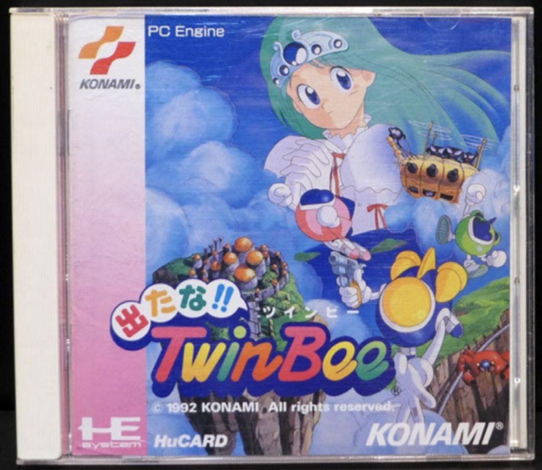 ★【1992年】KONAMI　出たな！！ツインビー  PCエンジン 出たな!! ツインビー』1992年／PCエンジン - レトロゲームの説明書保管庫