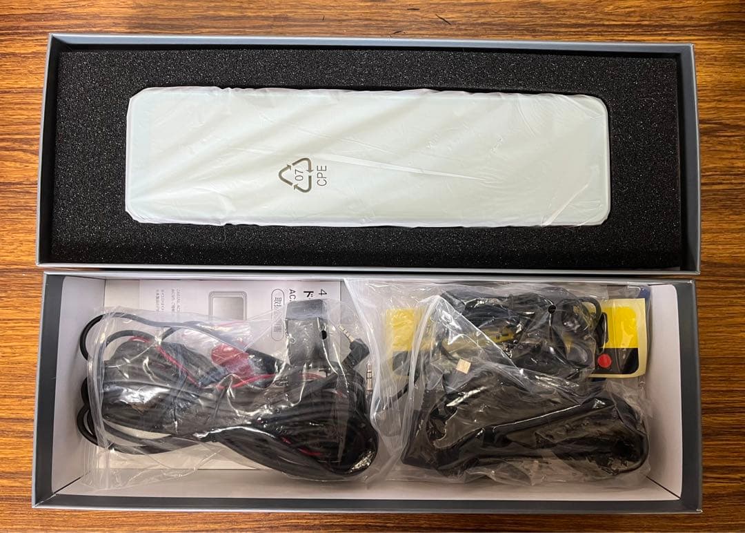 新品 4Kミラー型ドライブレコーダー AC309 BSD運転補助 800万画素