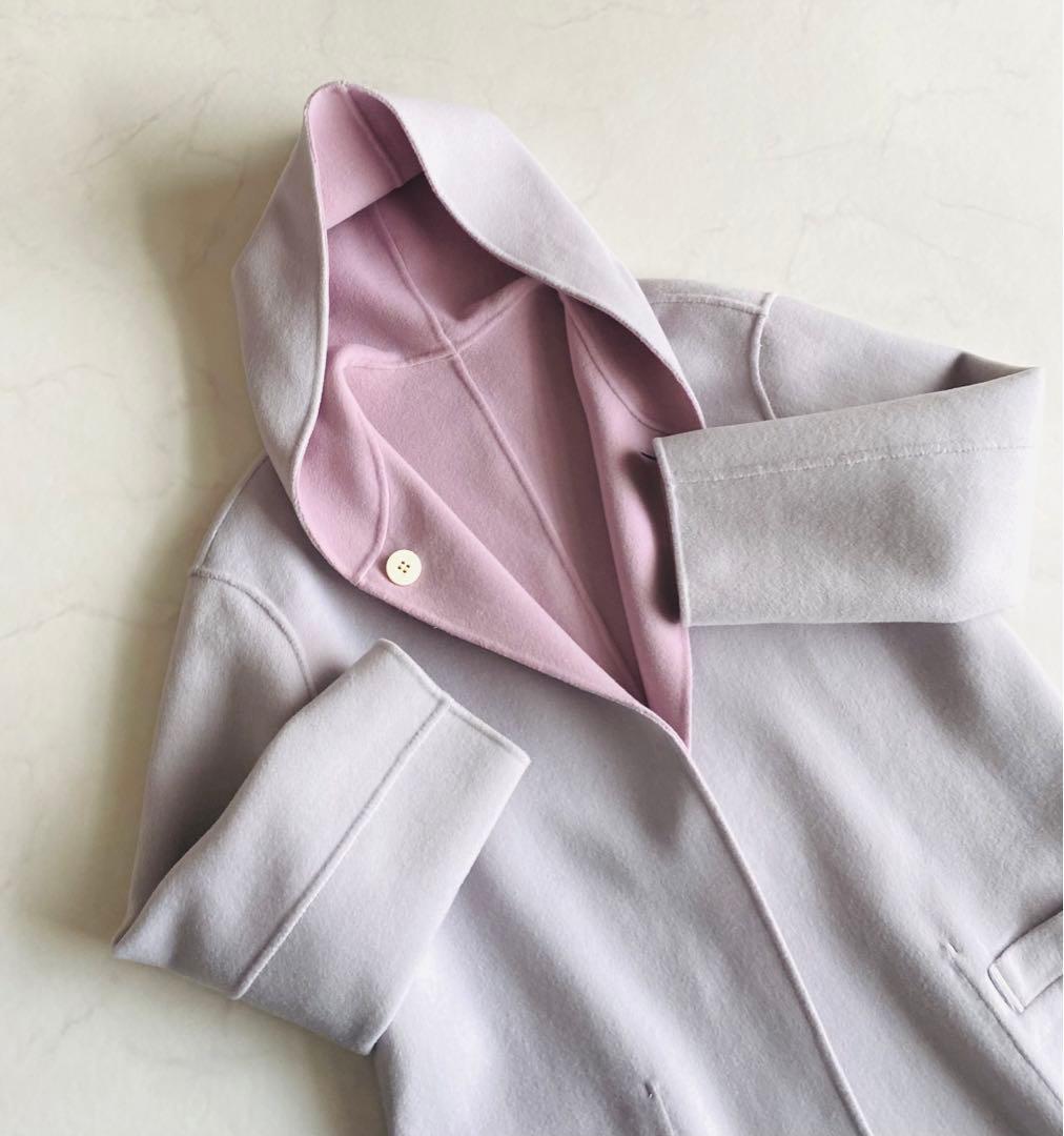 SHIPS ウール カシミヤ リバーシブル フーディー リバーコート - メルカリ