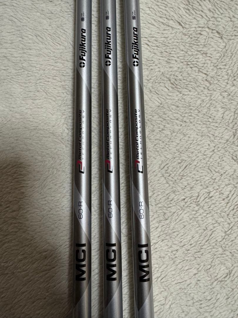 MCI 60 ユーティリティ UT シャフト フジクラ R 3本 - メルカリ