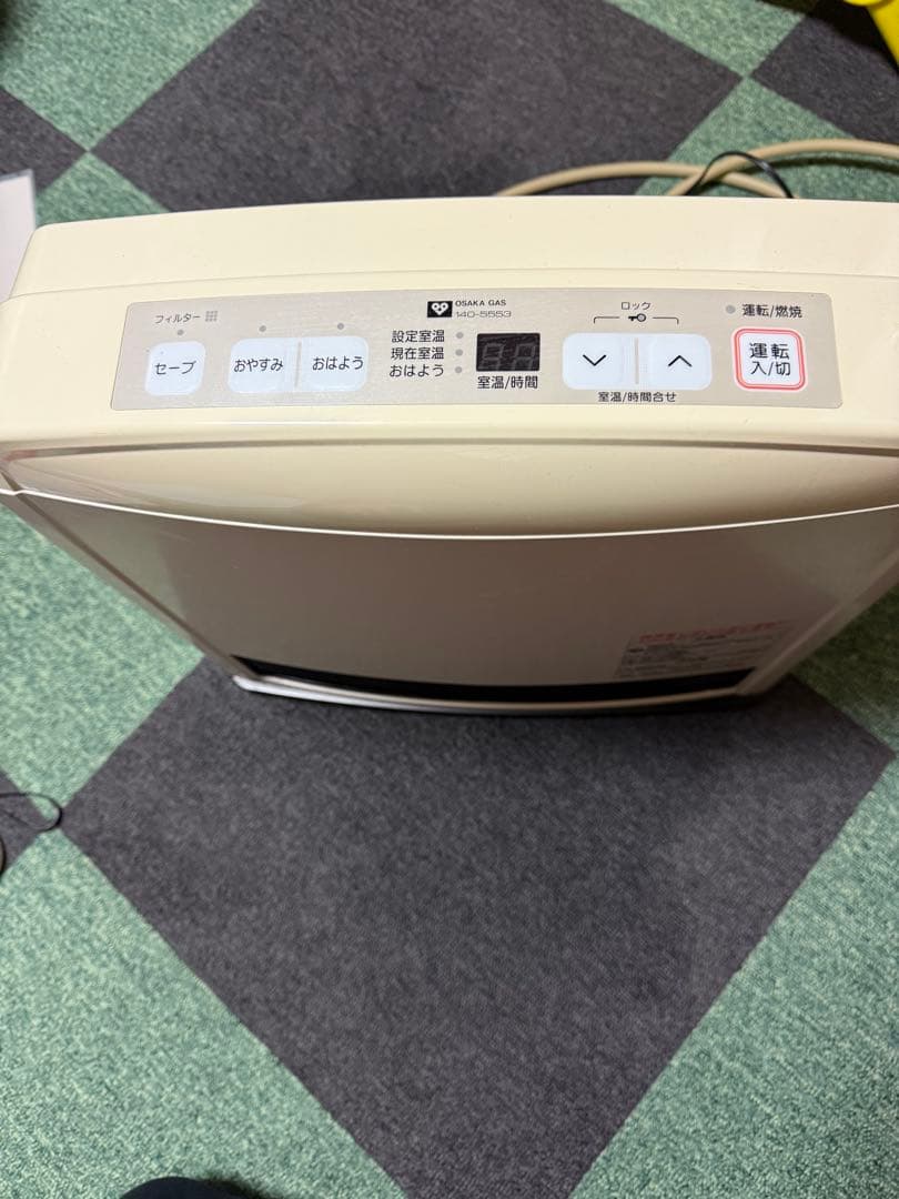 OSAKA GAS ガスファンヒーター N 140 5553 リンナイ - メルカリ