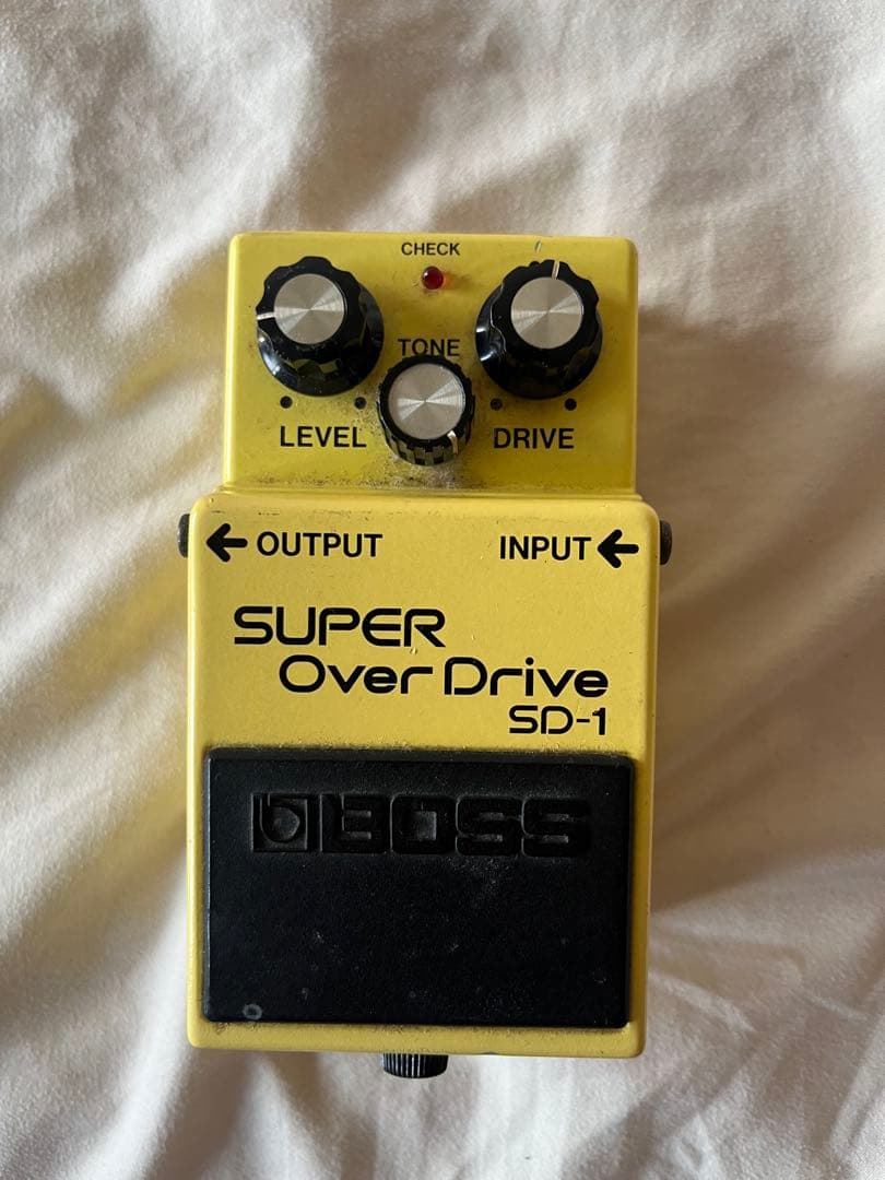 BOSS SD-1 1983年製 made in japan vintage Test Boss SD-1 Made in Japan Year 1983 - YouTube