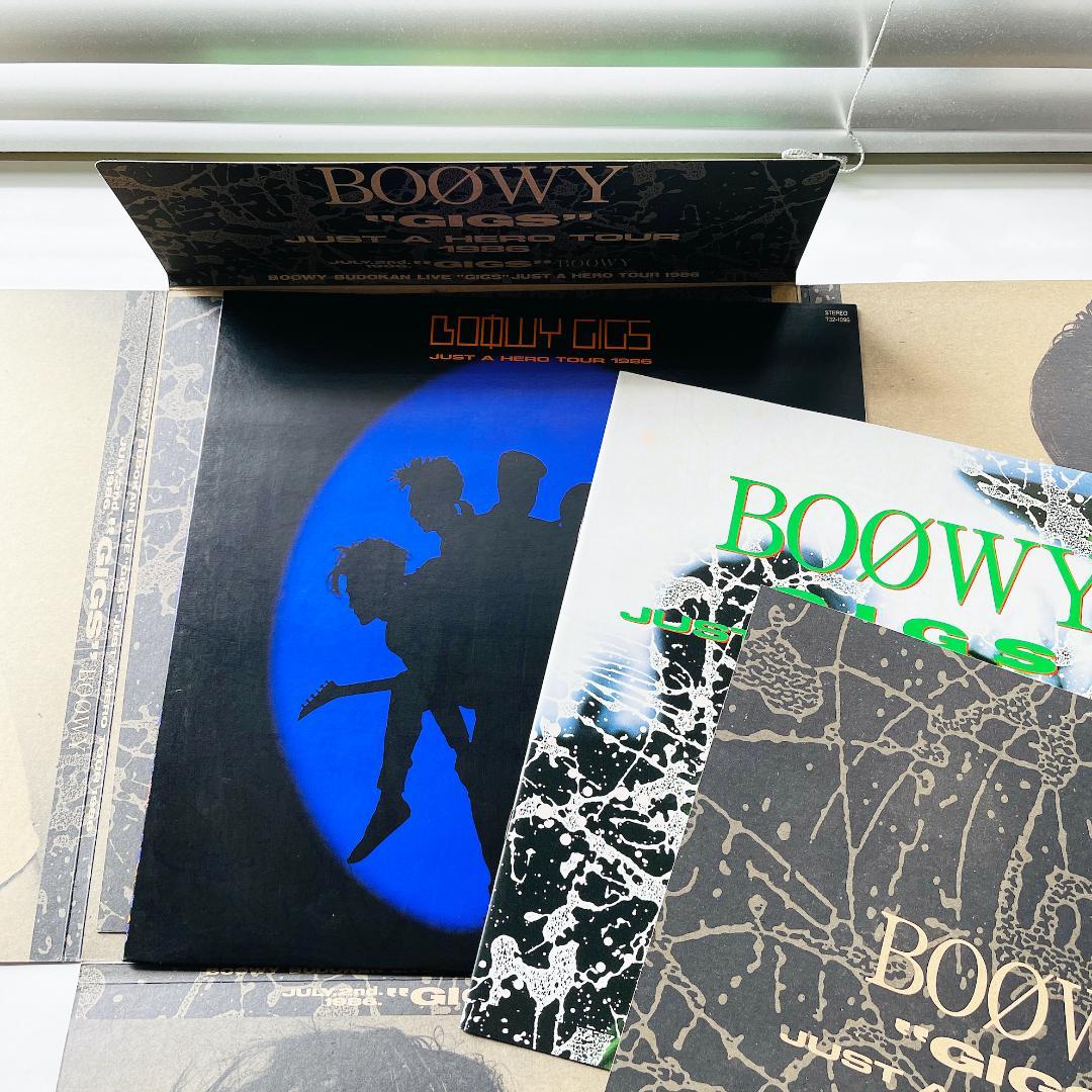 希少ボックス レコード BOOWY GIGS Just A Hero Tour - メルカリ