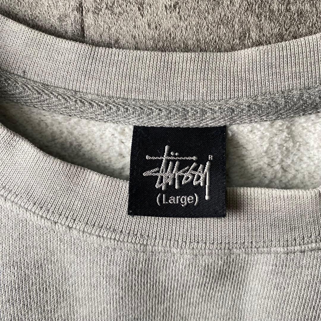 Old Stussy 紺タグ ラスタ調プリント スウェット L グレー 90S - メルカリ