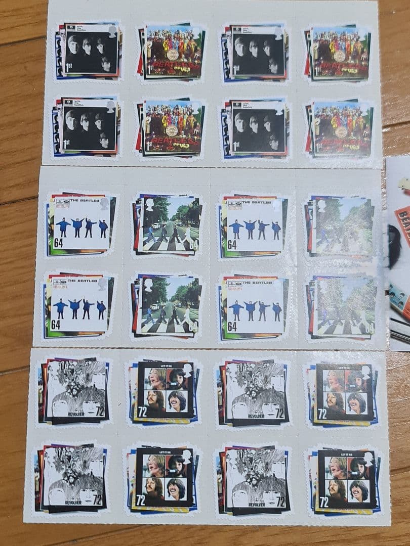 ☆新品未使用ビートルズイギリスロイヤルメール 記念切手スタンプ28枚