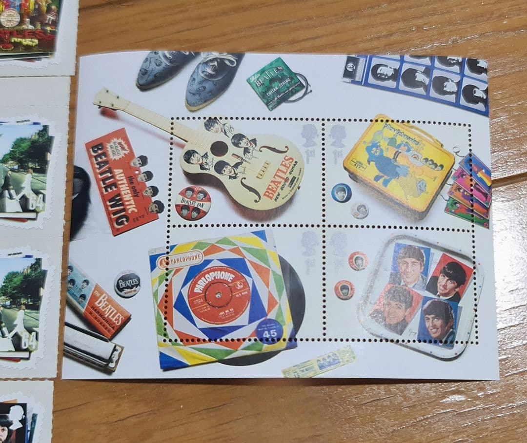 ☆新品未使用ビートルズイギリスロイヤルメール 記念切手スタンプ28枚