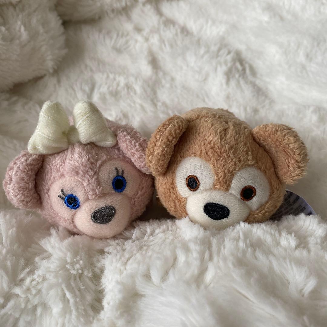 香港ディズニー】ダッフィー & シェリーメイ ツムツム ぬいぐるみ