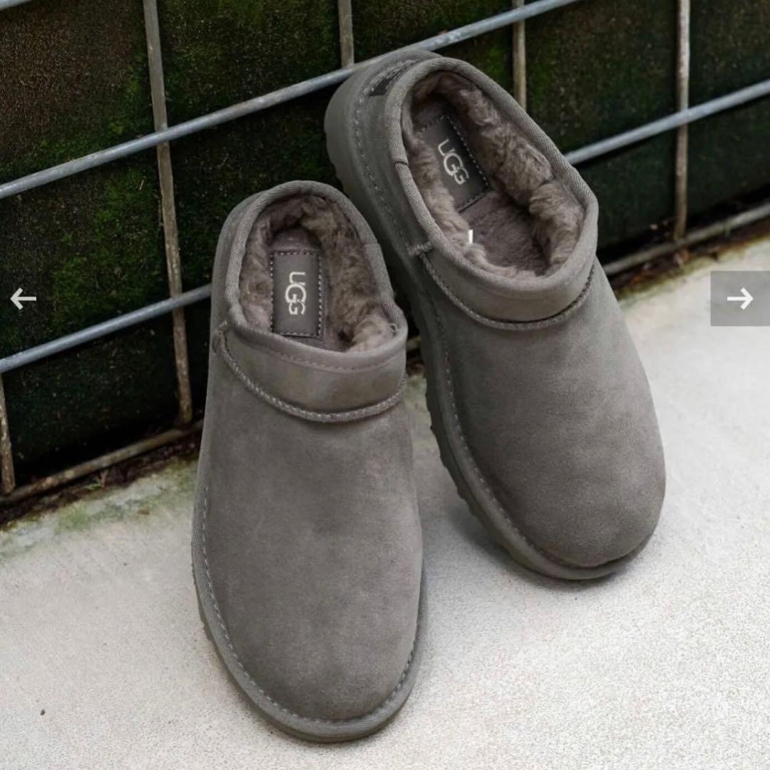 FRAMeWORK UGG フレームワーク アグ クラシックスリッパ グレー - メルカリ