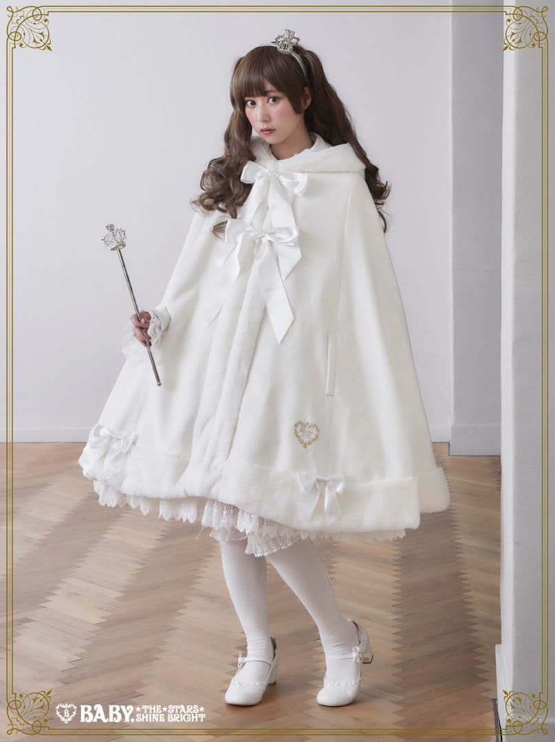BABY 雪の女王マント アイボリー - ジャケット・アウター安く 買う 方法
