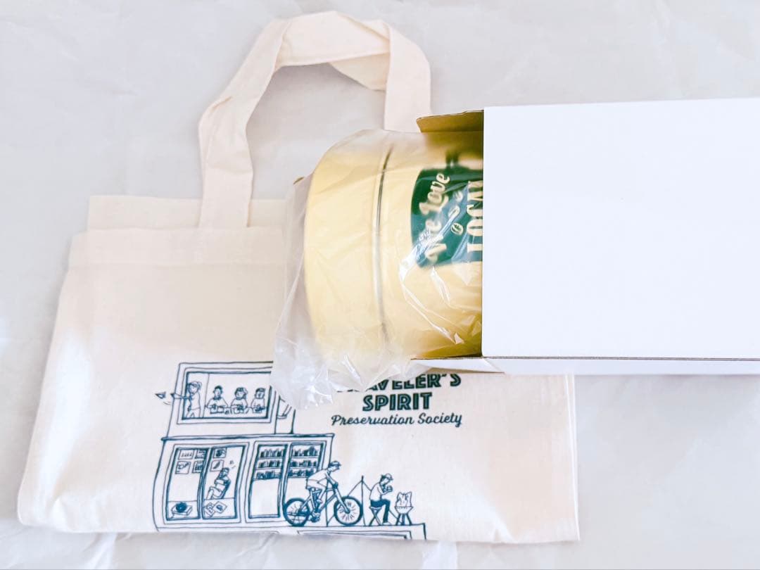 新品】14周年缶 トラベラーズファクトリー TF ノベルティバッグ付き