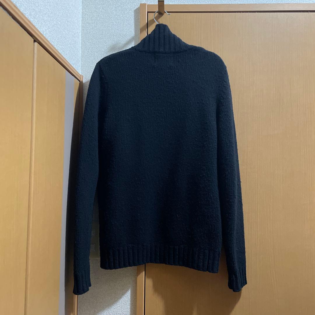 トップス KAIKO SHAGGY ZIP CARDIGAN \"BLACK\"