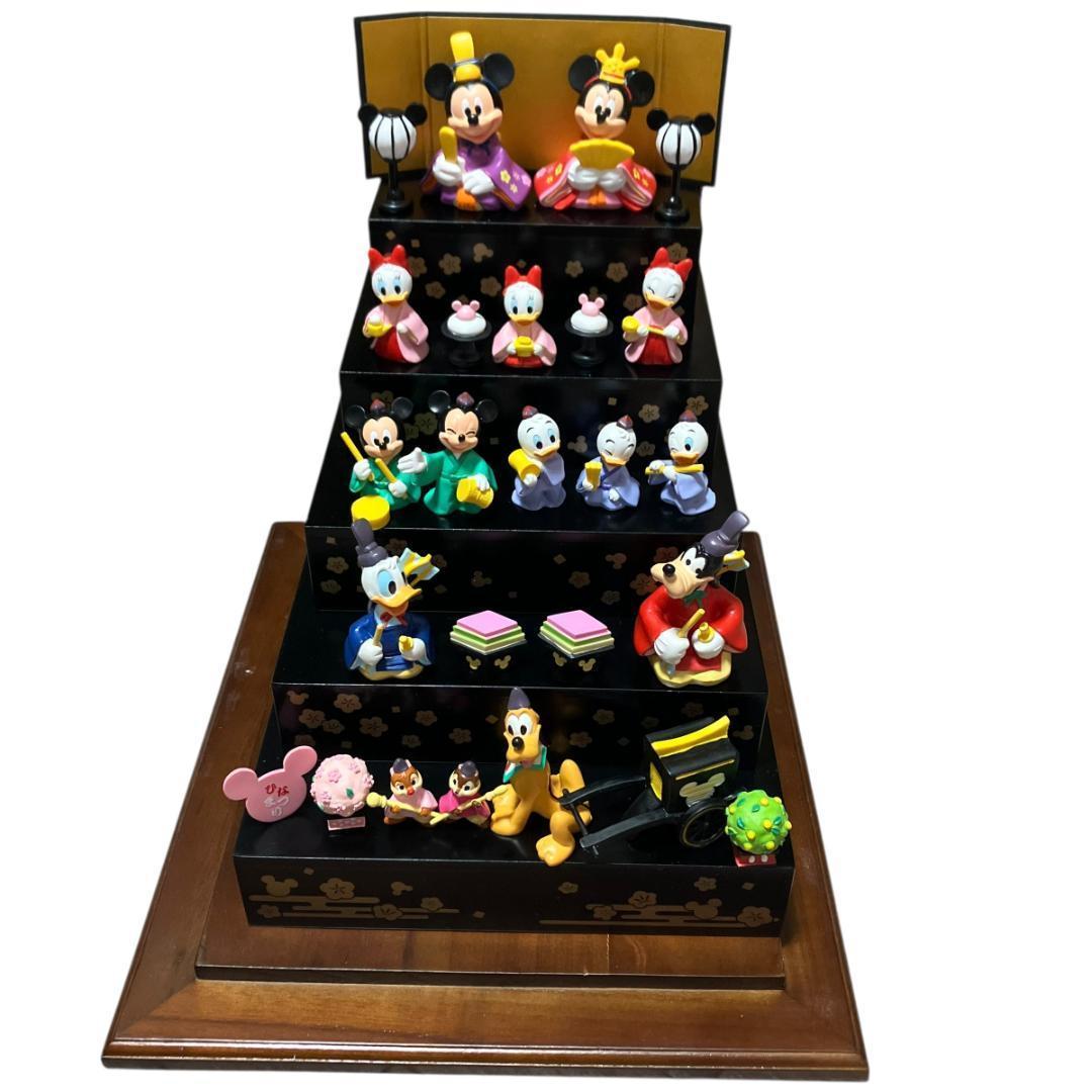 ベルメゾン ひな人形 ケース入り 雛飾り ディズニー 五段飾りケース