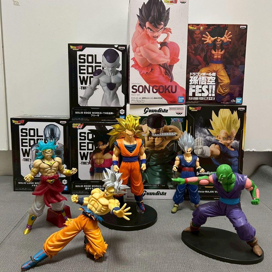 ドラゴンボールフィギアまとめ売り グランディスタ 出陣 ワンピース