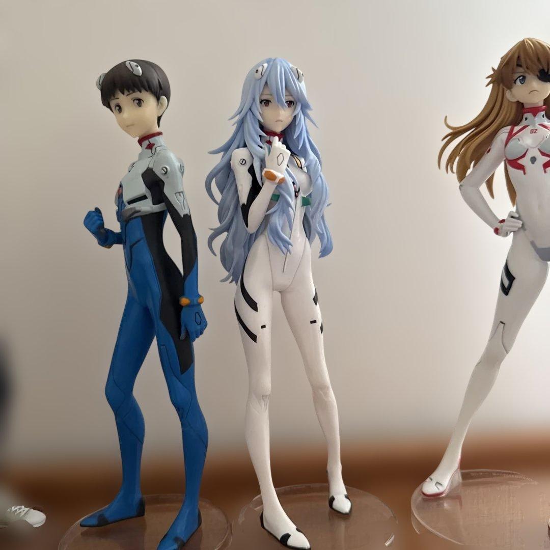 大特価品！】エヴァンゲリオンフィギュア7体＆クリアファイルセット