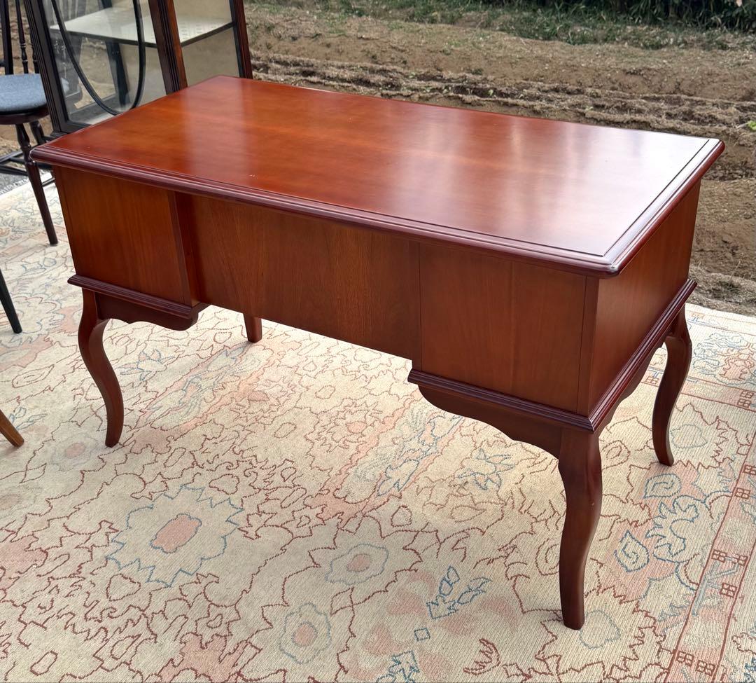 IDC大塚家具 KENT 両袖デスク 東海家具 西洋クラシック 書斎机 - メルカリ