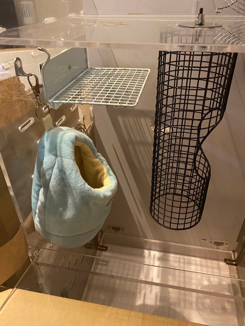 フクロモモンガケージ GEX アクリルルーム390high-Ⅱ おまけ付 小動物