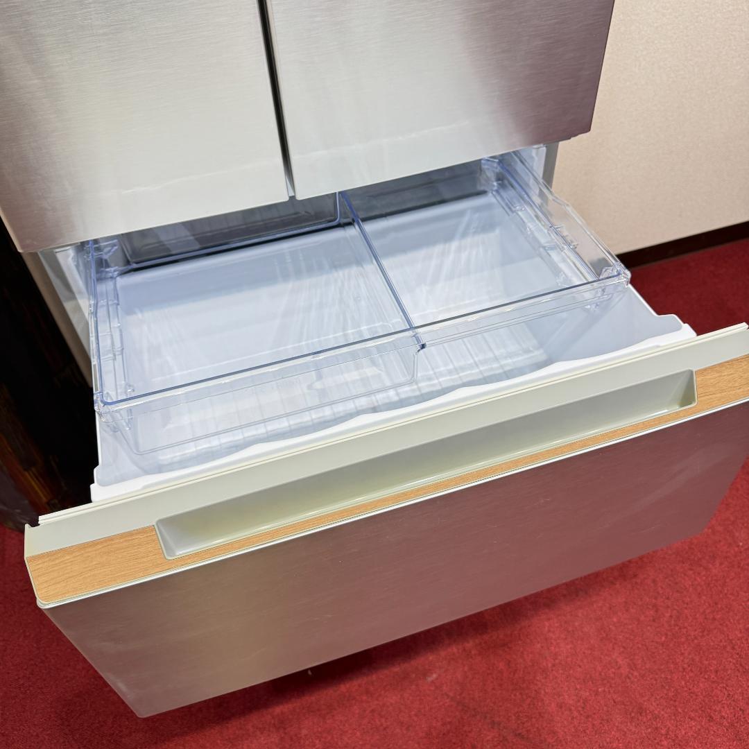 東京23区送料無料 超美品シャープ6ドア観音開き冷蔵庫 2021年製 457L