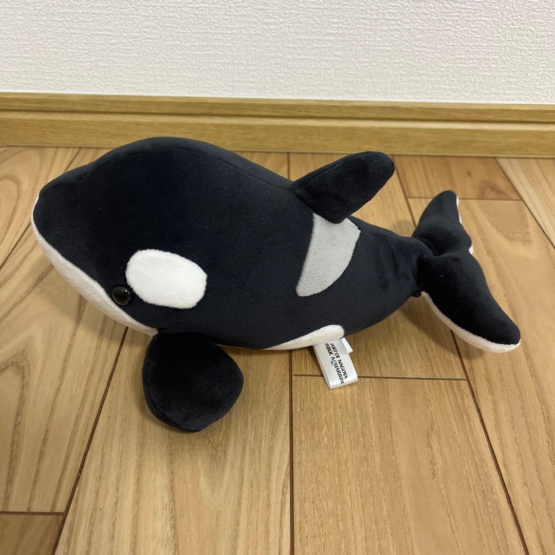 名古屋港水族館シャチぬいぐるみ - メルカリ