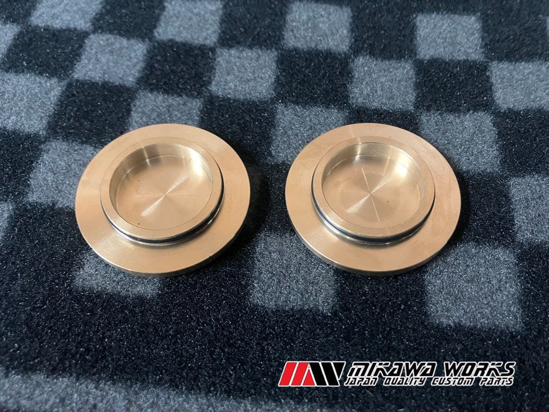 ゼファー 400/χ 真鍮 ステップ プレートピボット カバー 左右2個セット