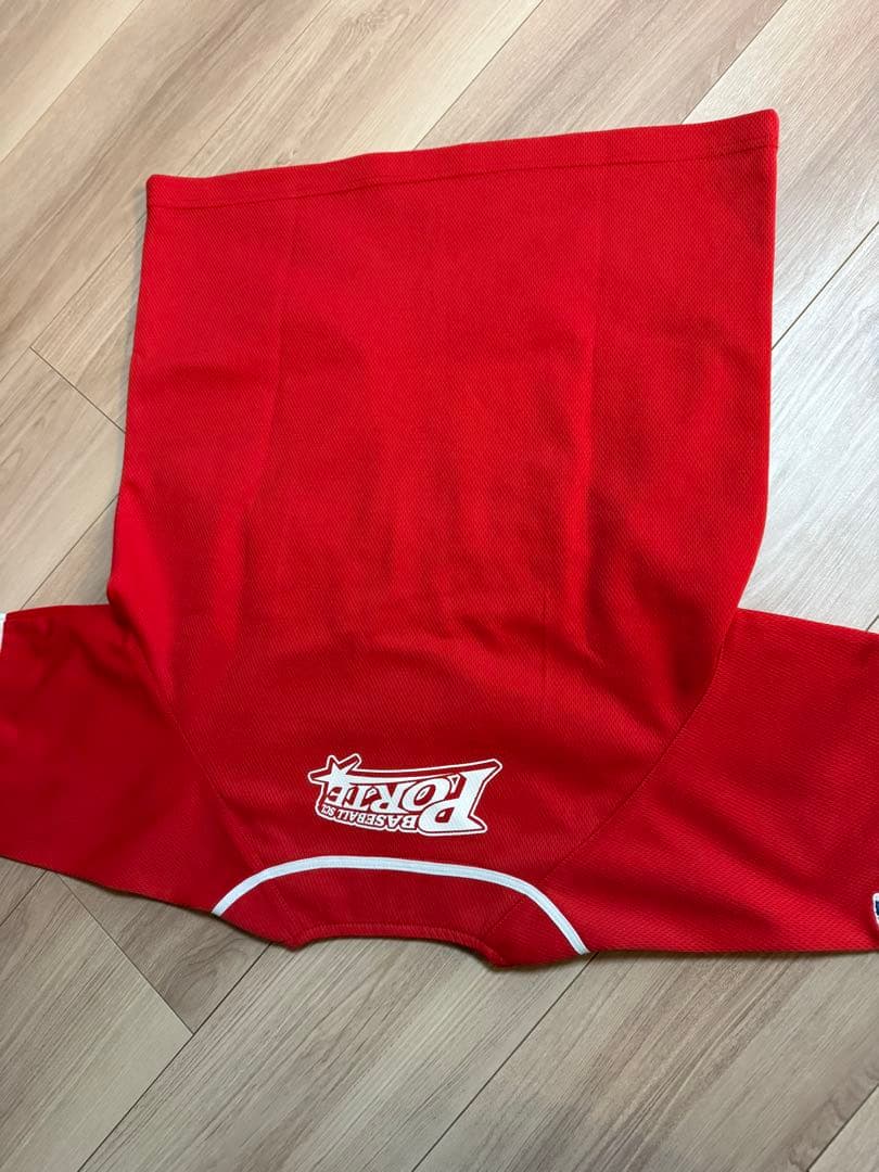 ポルテ 野球 赤 ユニフォーム145サイズ - メルカリ