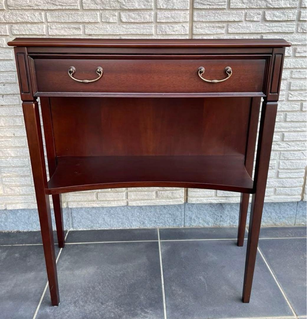 東海家具　コンソールデスク　コンソールテーブル　引き出し付 東海家具工業 コンソールテーブル 収納 棚 飾り台 引出し 幅60 木製