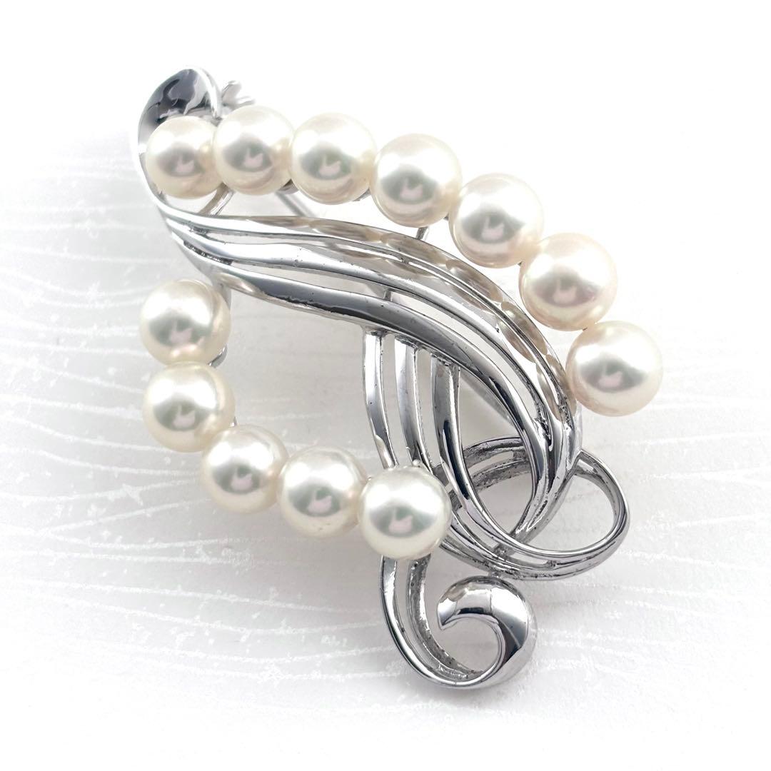 MIKIMOTO ミキモト パールブローチ あこや真珠 卒業式 入学式 結婚式