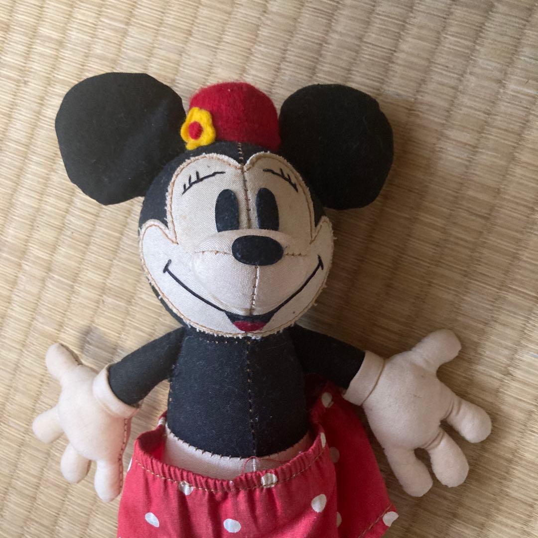 TDL ミニーマウス ぬいぐるみ 80 90年 昭和レトロ 昔のミニー レア