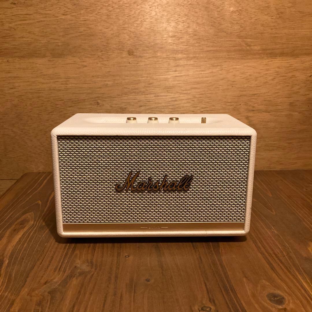 Marshall ホワイトスピーカー　actionⅡ ブルートゥーススピーカー ACTON II ホワイト ACTON-BT2WHITE