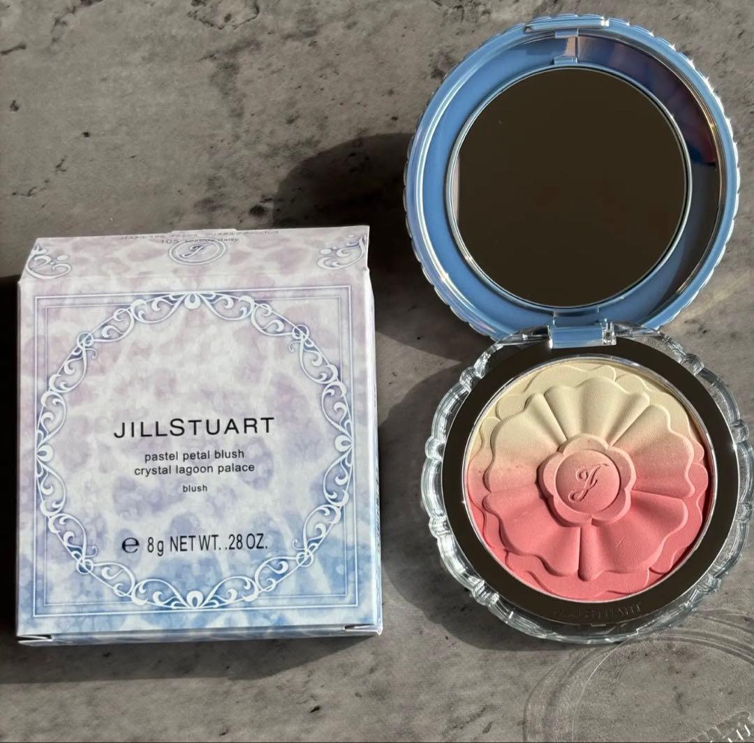 新品！JILL STUART パステルペタルブラッシュクリスタルラグーンパレス