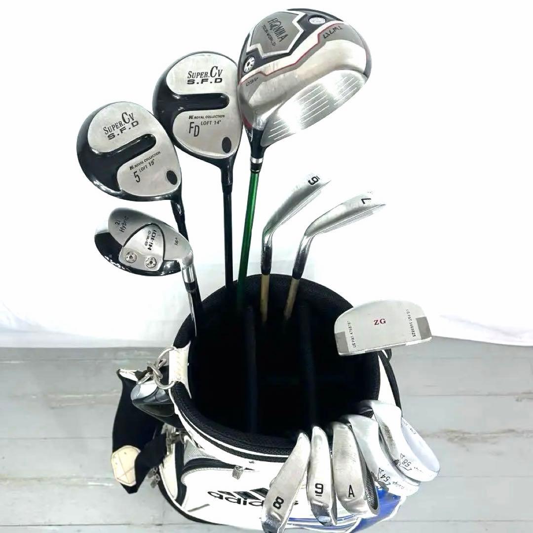 本格派 メンズゴルフクラブ12本 フルセット お試しセット ゴルフセット
