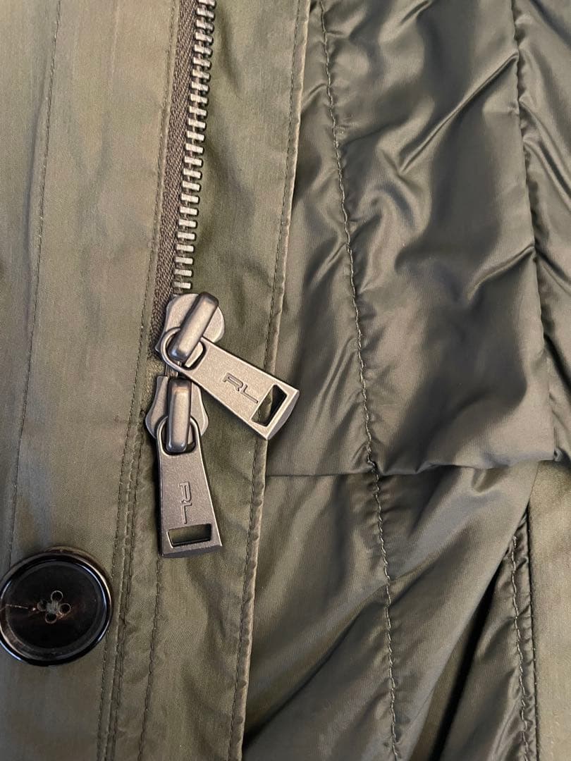 ボア着脱可 定価約11 ラルフローレン ブラックレーベル ミリタリーコート