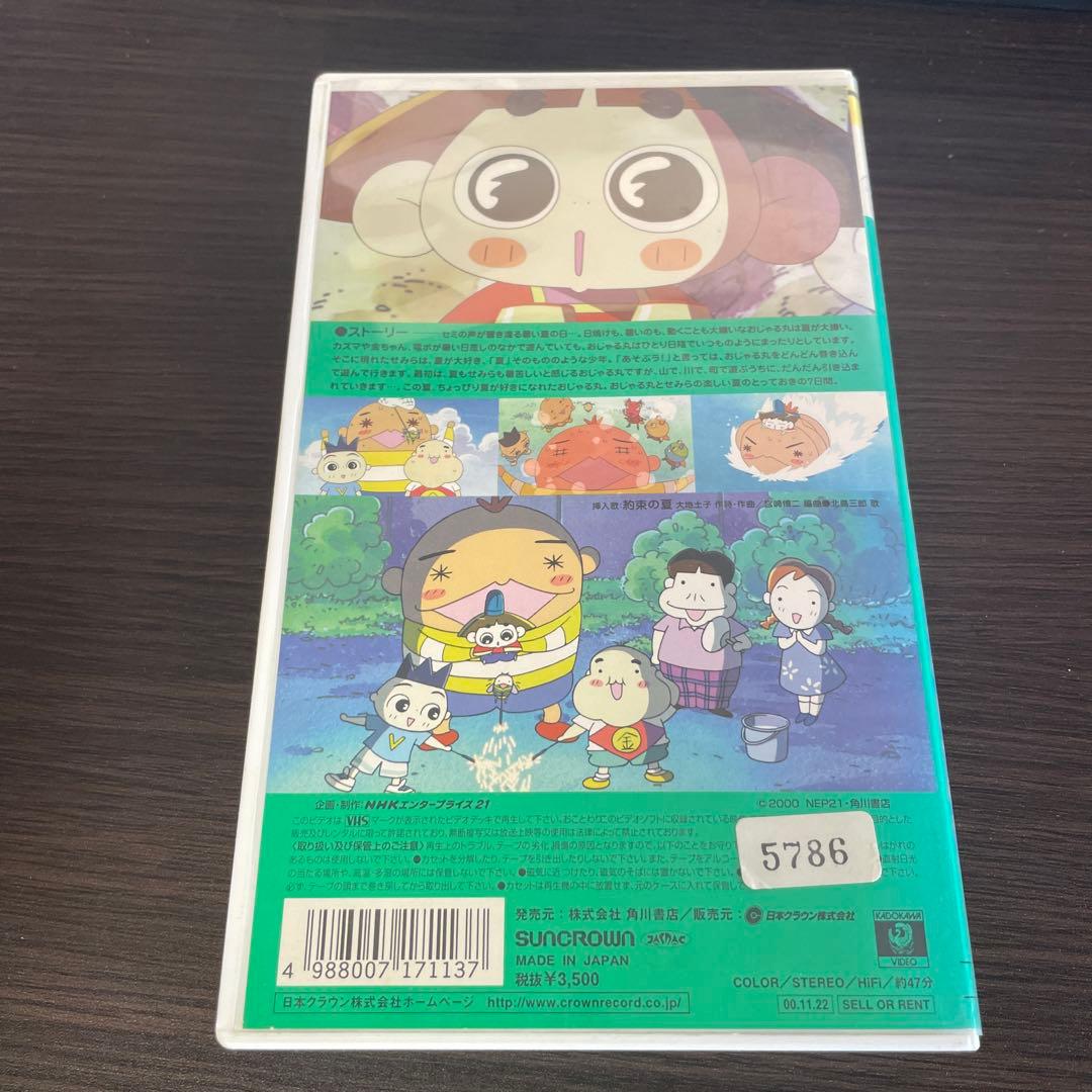 ☆廃盤☆]映画おじゃる丸 約束の夏 おじゃる と せみら VHS ビデオ