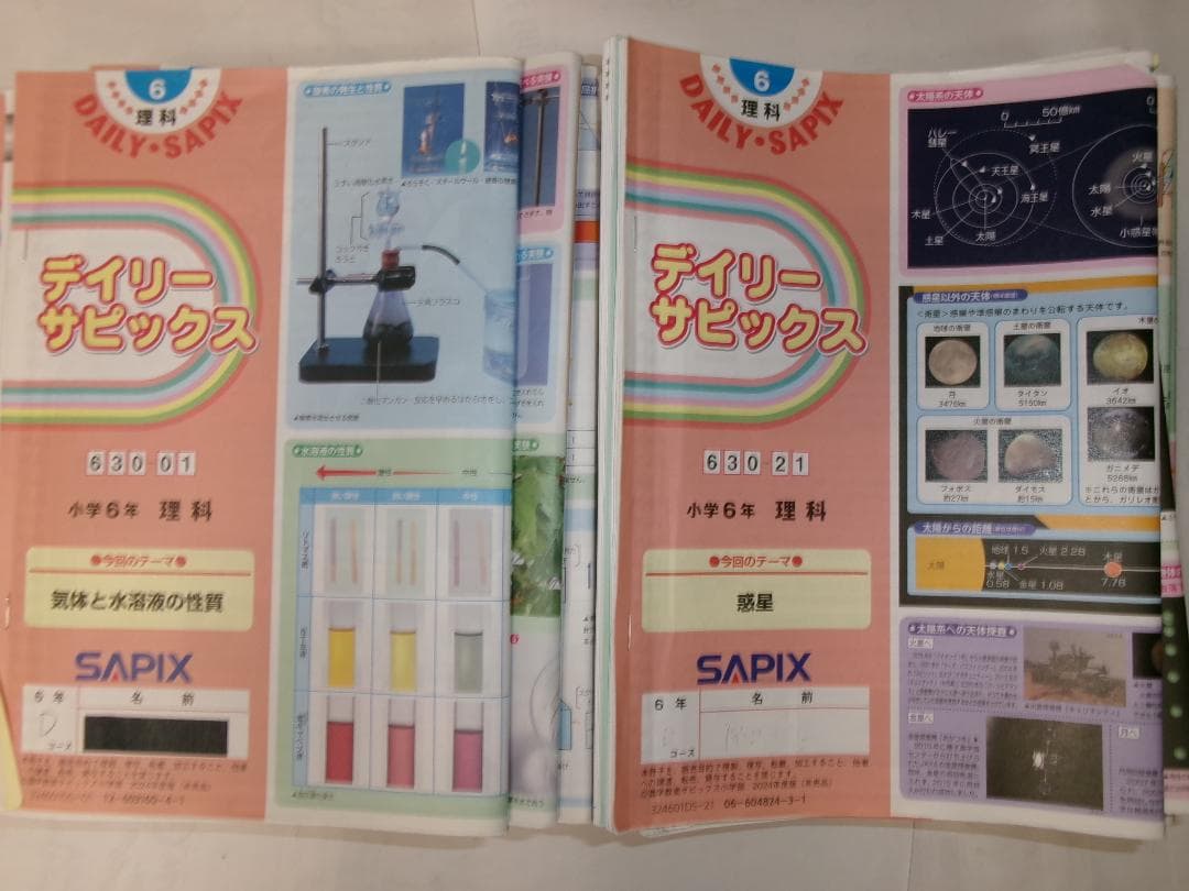 サピックス＊デイリー サピックス＊6年＊理科／全38回 完全版
