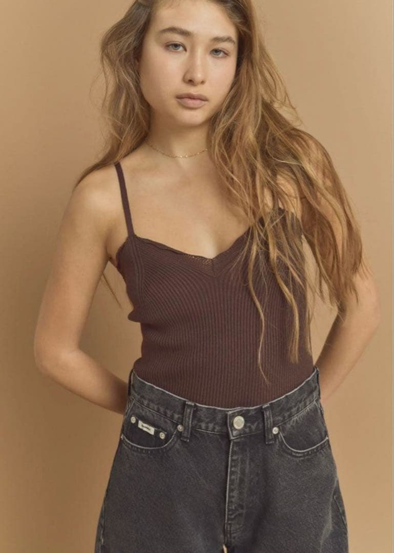 THE SHISHIKUI シシクイ FRILLS TOP キャミ - メルカリ