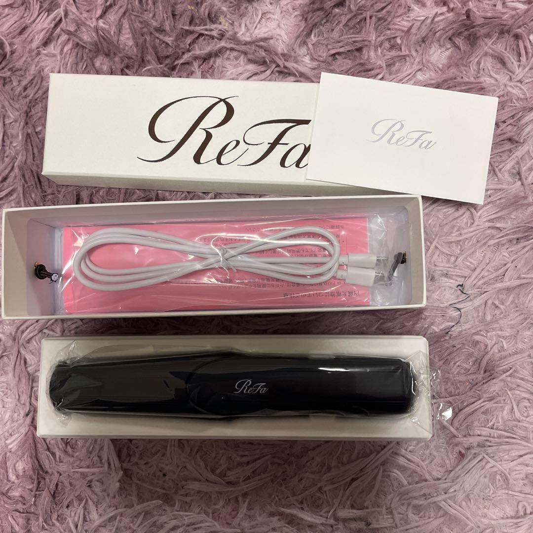 ReFa ブラック ヘアアイロン USBケーブル付き Amazon.co.jp: ◇新モデル◇【公式ストア限定】リファ ストレート