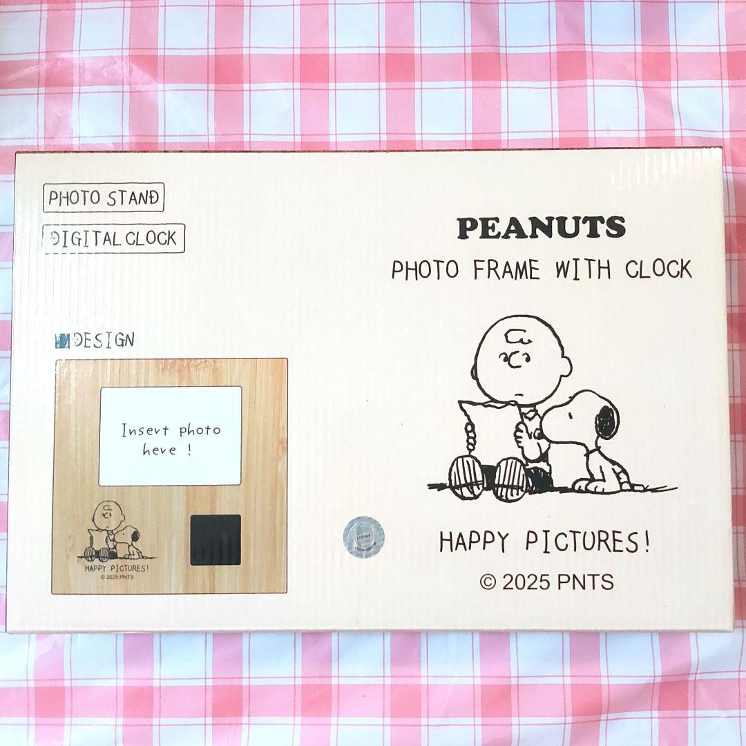 スヌーピー デジタル フォトフレーム 時計付き 写真立て snoopy - メルカリ