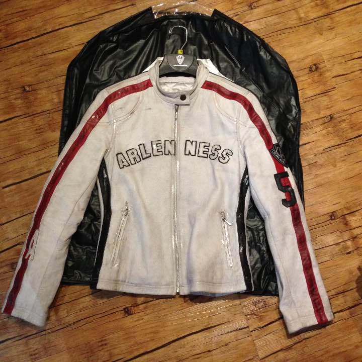 レディース バイク ジャケット アレンネス レザー 海外Mサイズ - メルカリ