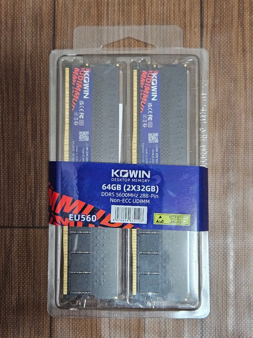 KOWIN DDR5-5600 micronチップ 32GBx2 64GB - メルカリ