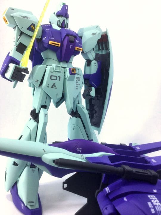 MG リ・ガズィ(ユニコーンVer.)ガンプラ塗装済完成品 - メルカリ