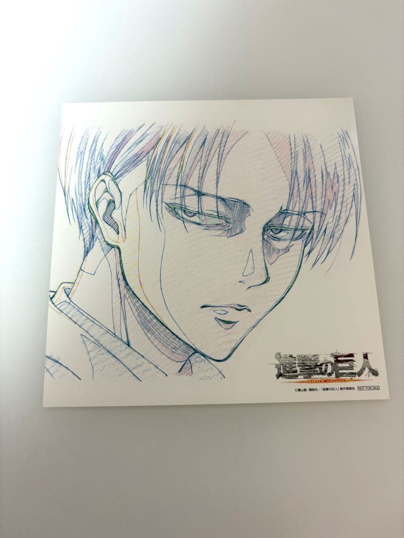 進撃の巨人 WIT STUDIO 原画集 特典 イラストカード リヴァイ 進撃の巨人」エレンやリヴァイを“WIT STUDIO”が新たに描き下ろし！新作