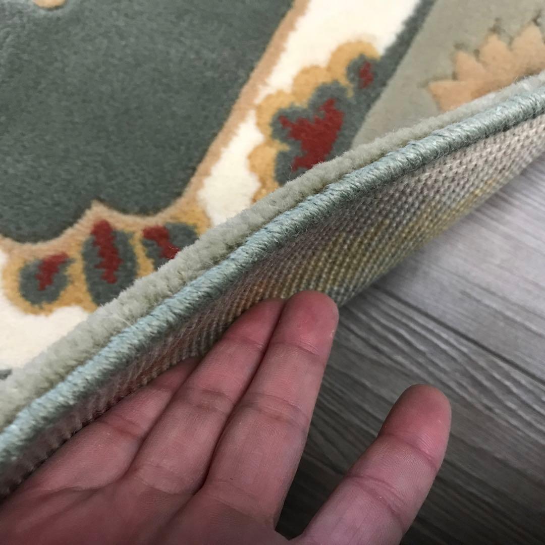 ラグ ラグマット 絨毯169×237cm 唐三彩 デザイン グリーンの通販はau