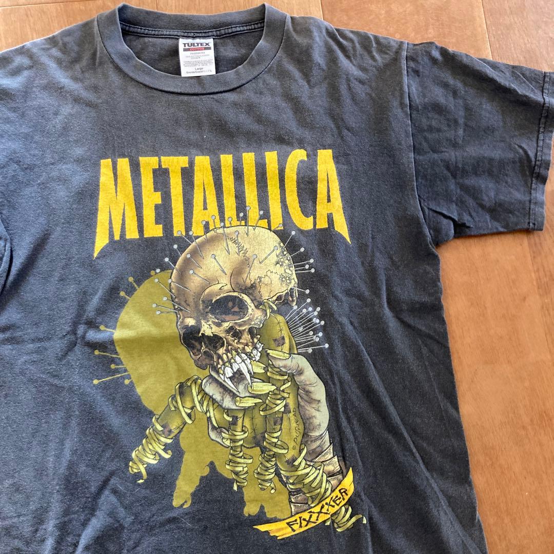 LLICA TULTEX PUSHEAD FIXXXER Tシャツ Metallica Fixxxer Graphic Pushead 90s Concert Tour T Shirt Fruit