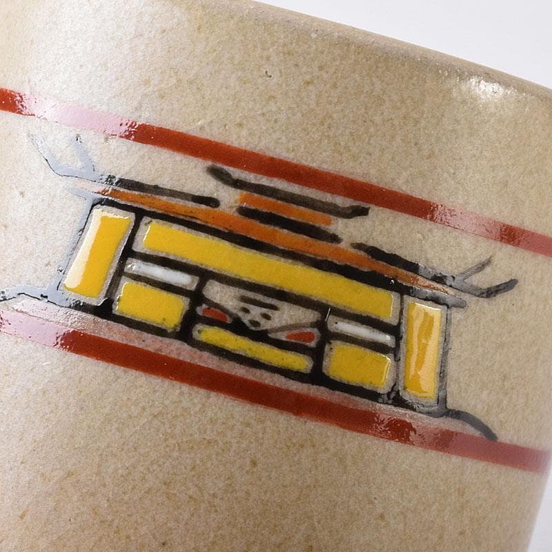 茶道具 赤膚焼 赤膚山元窯 七代 古瀬堯三昨 奈良絵 蓋置 共布共箱