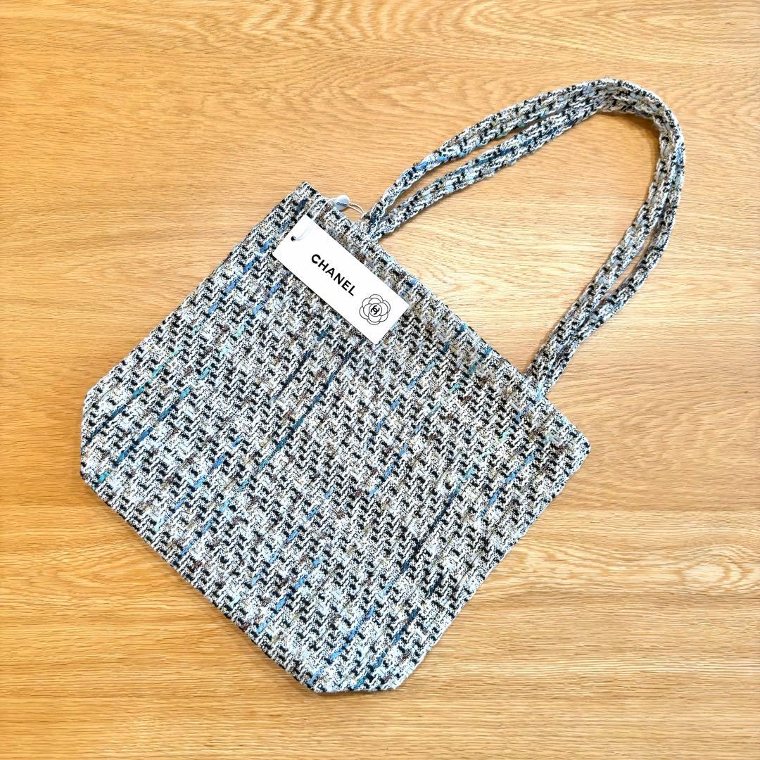 CHANEL ツイード トートバッグ スパンコール ノベルティ新品 - メルカリ